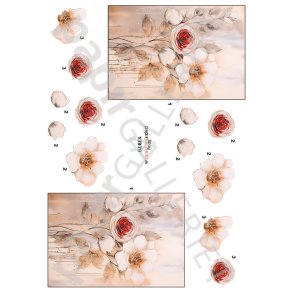 3D Ark By Papirgalleriet.dk Blomster 13979