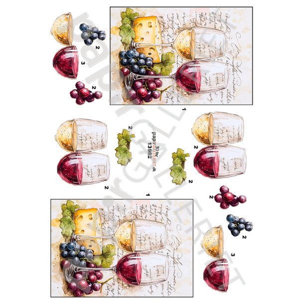 3D Ark By Papirgalleriet.dk Vin 13982