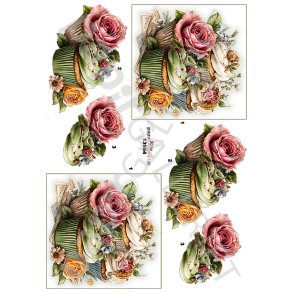 3D Ark By Papirgalleriet.dk Blomster & Cupcake 13984