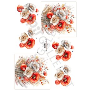 3D Ark By Papirgalleriet.dk Blomster 13985