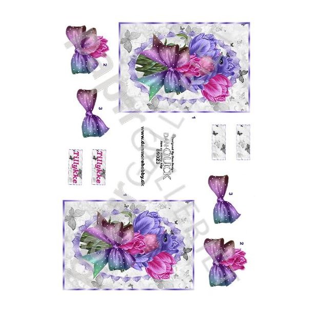 3D Dan-Quick Blomsterfugl 89023