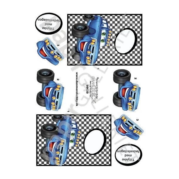 3D Dan-Quick Disney Cars 89030