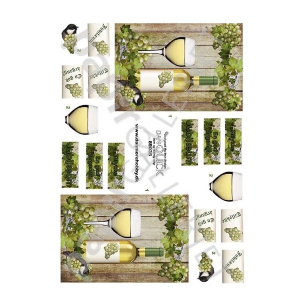 3D Dan-Quick Hvidvin 89035