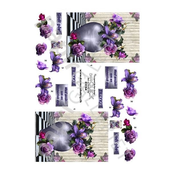 3D Dan-Quick Blomster 89064