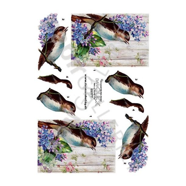 3D Dan-Quick BlomsterFugl 89077