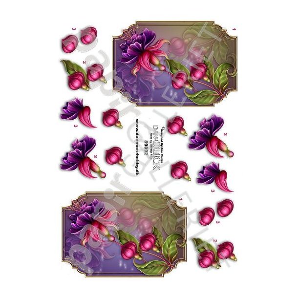 3D Dan-Quick Blomster 89092