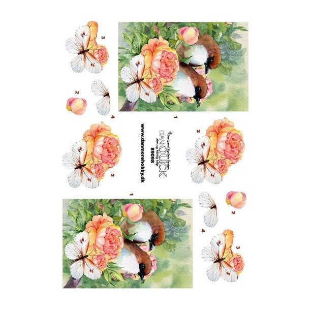 3D Dan-Quick BlomsterFugle 89098