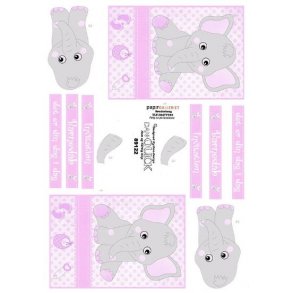 3D Dan-Quick Baby - Barnedb - BabyShower Lyserd 89122