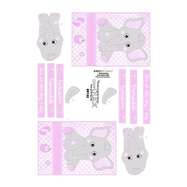 3D Dan-Quick Baby - Barnedb - BabyShower Lyserd 89122