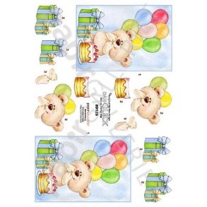3D Dan-Quick Ballon Bamse 89129