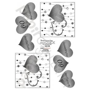 3D Dan-Quick Diamantbryllup Hjerte 89159