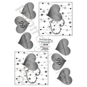 3D Dan-Quick Krondiamantbryllup Hjerte 89160