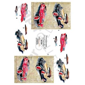 3D Dan-Quick Retro Biler 89163