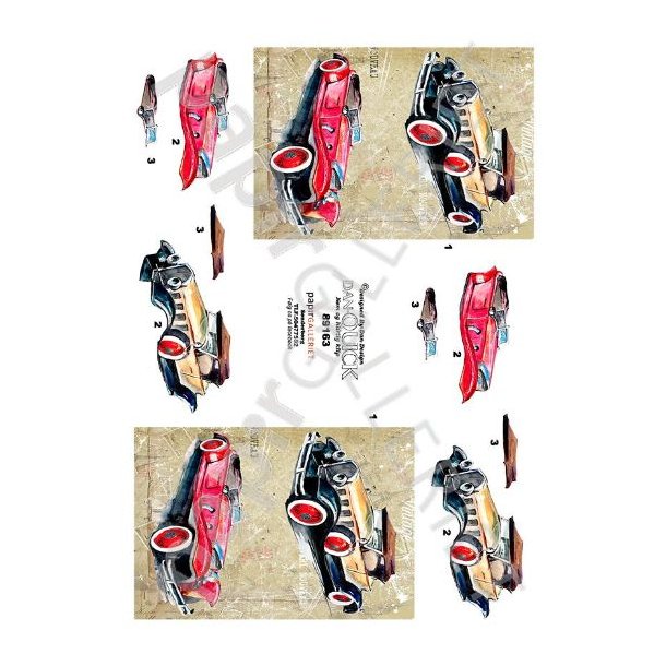 3D Dan-Quick Retro Biler 89163