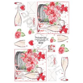 3D Dan-Quick Champange - Blomster 89179