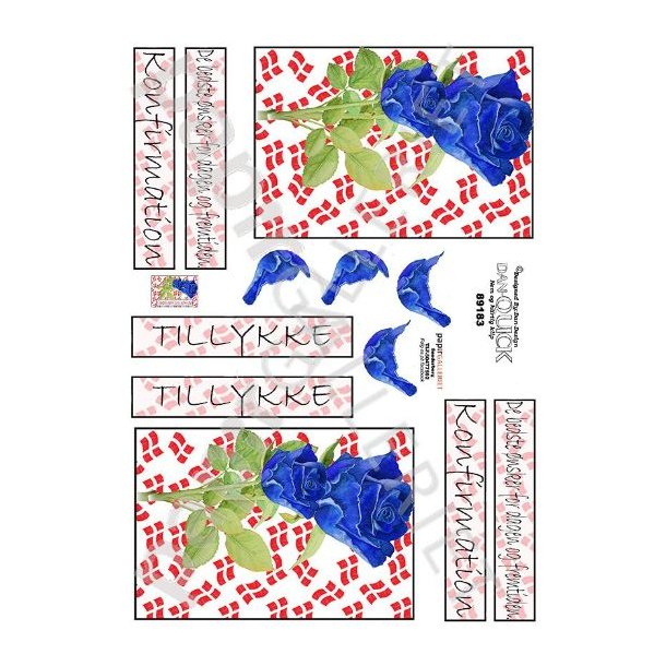 3D Dan-Quick Flag - Rose - 89183