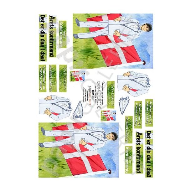 3D Dan-Quick Konfirmand - Dreng 89189