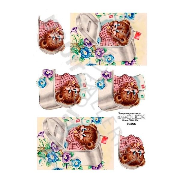 3D Dan-Quick BlomsterPostkasse 89266