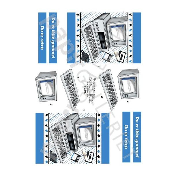 3D Dan-Quick Retro Computer 89267