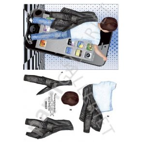 3D Dan-Quick Teenager - Konfirmation - Mobil - Telegram - Dreng 89287