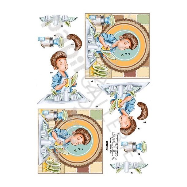 3D Dan-Quick Opvasker - Mand 89297