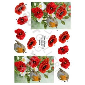 3D Dan-Quick Blomster - Fugl 89303