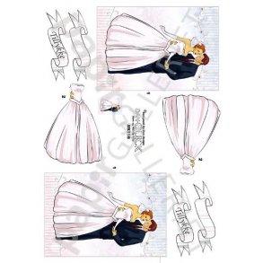 3D Dan-Quick Bryllup - Brudepar 89316