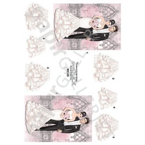 3D Dan-Quick Bryllup - Brudepar 89329