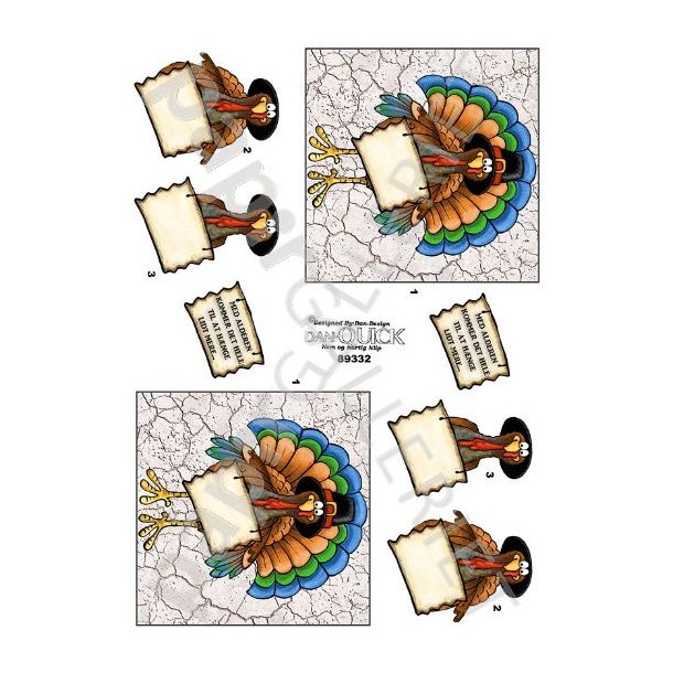 3D Dan-Quick Kalkun - Med alderen.. 89332