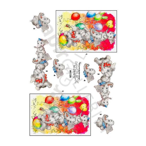 3D Dan-Quick Brn - Elefanter 89335