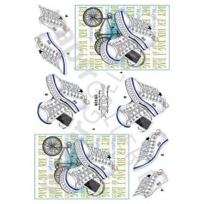 3D Dan-Quick  Sneakers - Cykel - Mobil - Konfirmation - Teenager 89338