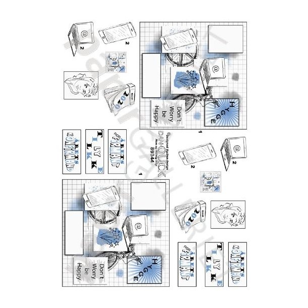 3D Ark Dan-Design Teenager - Mobil - Computer - Konfirmation 89344