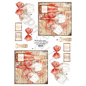 3D Dan-Quick Champange - Glas 89346