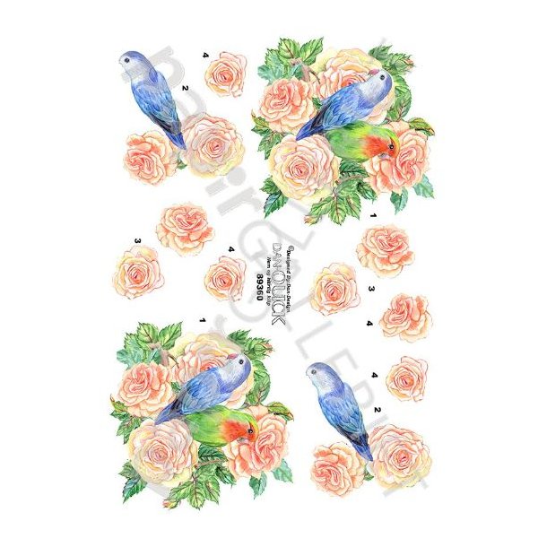 3D Dan-Quick Blomster - Fugl 89360