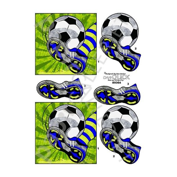 3D Dan-Quick Fodbold 89364