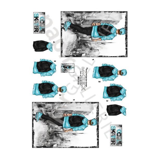 3D Dan-Quick Skater 89365