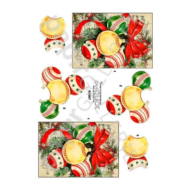 3D Ark Dan-Quick Julekugler 89387