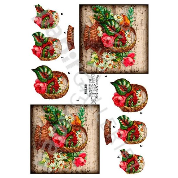 3D Dan-Quick Blomster Kurv 89398
