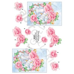 3D Dan-Quick Bryllup Klokker 89399