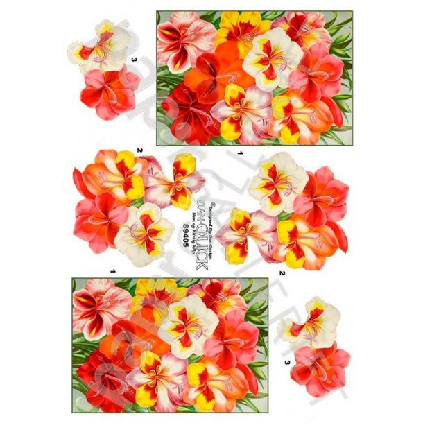 3D Dan-Quick - Blomster - 89405