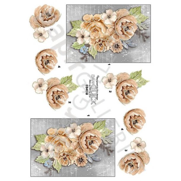 3D Dan-Quick - Blomster - 89408