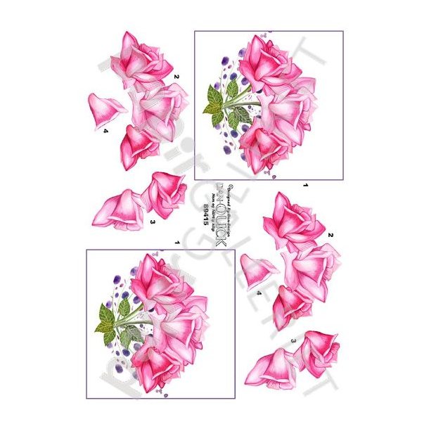 3D Dan-Quick - Blomster - 89415
