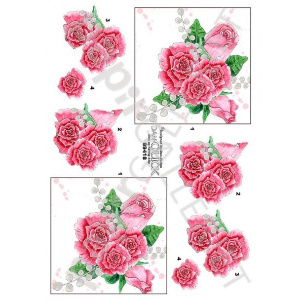 3D Ark Dan-Quick - Blomster - 89418