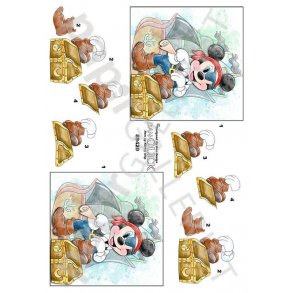 3D Ark Dan-Quick - Pirat - Mickey Mouse Inspiration - 89420