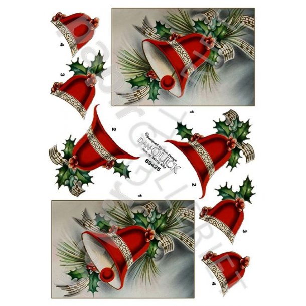 3D Ark Dan-Quick - Juleklokker - 89425