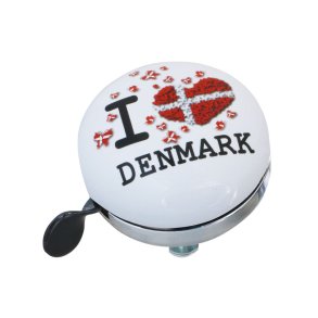 Cykelringeklokke I Love Denmark 