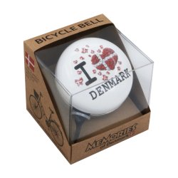 Cykelringeklokke I Love Denmark Stor