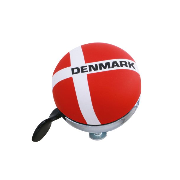 Cykelringeklokke Dannebrog Flag Denmark Stor