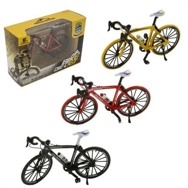 Cykel Med Drikkedunk Die Cast Model 1:10