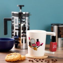 MakeUp Krus Med Formet Neglelak Hndtag